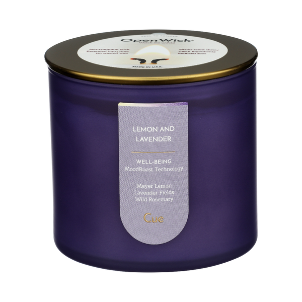 CUE: Lemon Lavender Candle, 14 oz