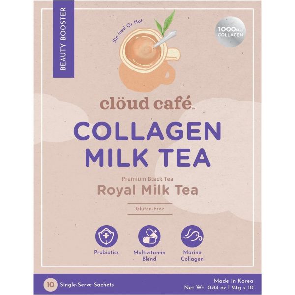 CLOUD CAFE: Collagen Royal Milk Tea, 0.84 oz
