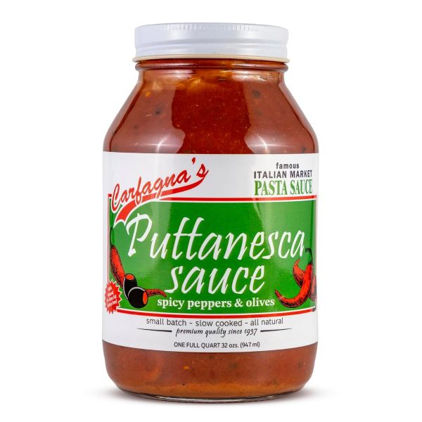 CARFAGNAS: Puttanesca Pasta Sauce, 32 oz