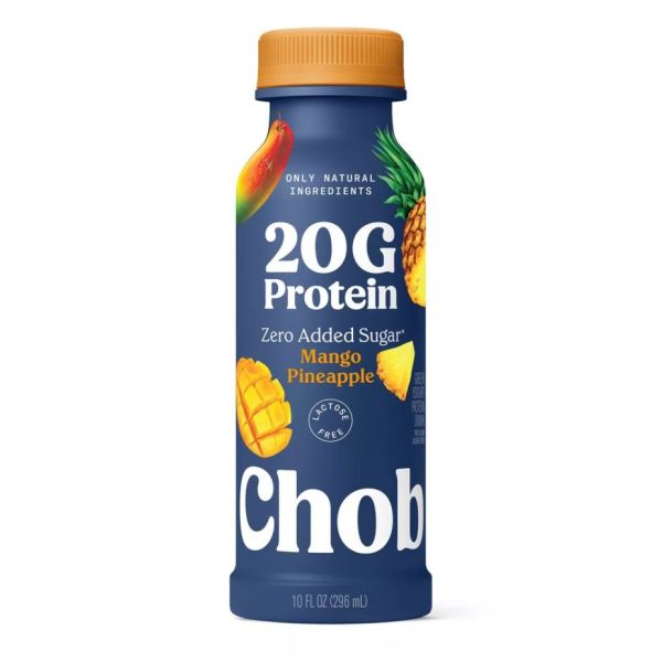 CHOBANI: 20g Mango Pineapple Greek Yogurt Drink, 10 fo
