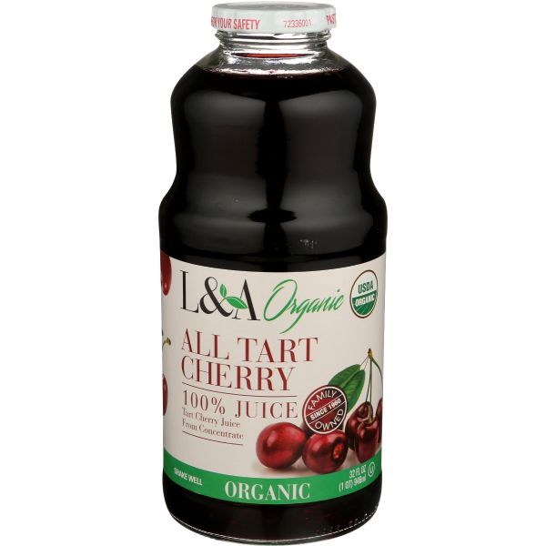 L & A JUICE: Organic All Tart Cherry, 32 oz