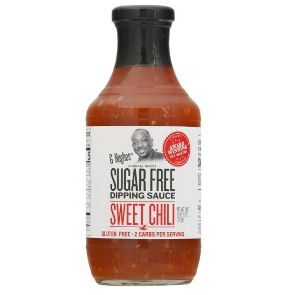 G HUGHES: Sugar Free Dipping Sauce Sweet Chili, 18 oz