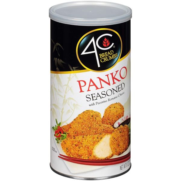 4C FOODS: Panko Seasoned Japanese Style Bread Crumbs, 8 oz