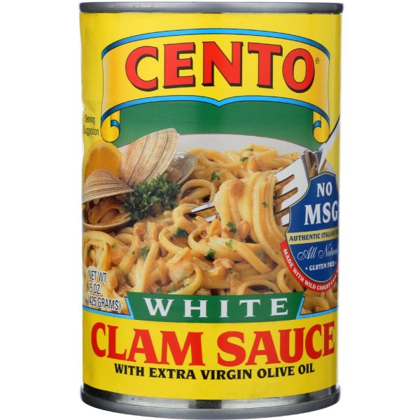 CENTO: White Clam Sauce, 15 oz