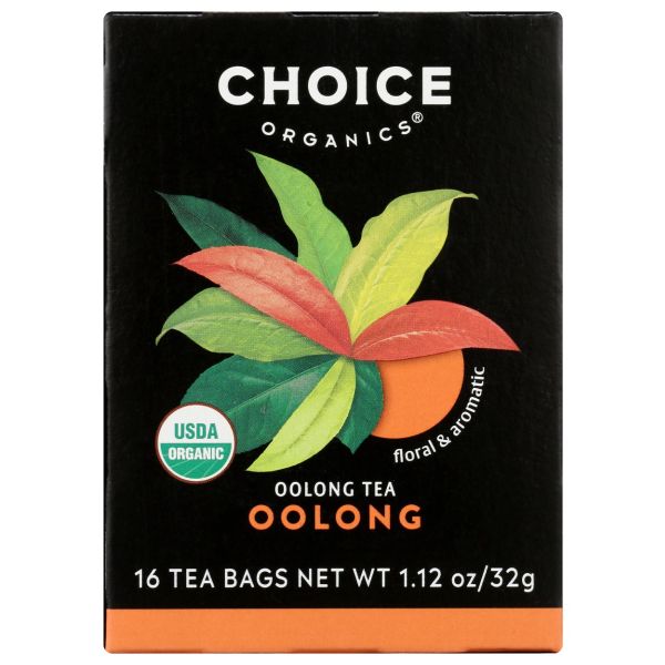 CHOICE TEA: Organic Oolong Tea, 16 bg