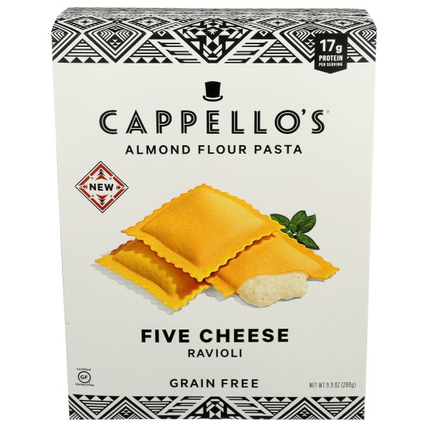 CAPPELLOS: Five Cheese Ravioli, 9.9 oz