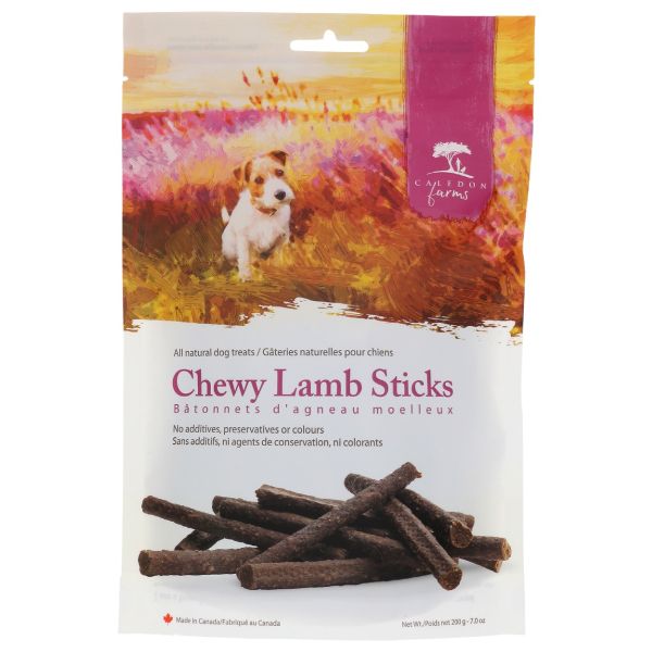 CALEDON FARMS: Chewy Lamb Sticks Dog Treat, 7 oz