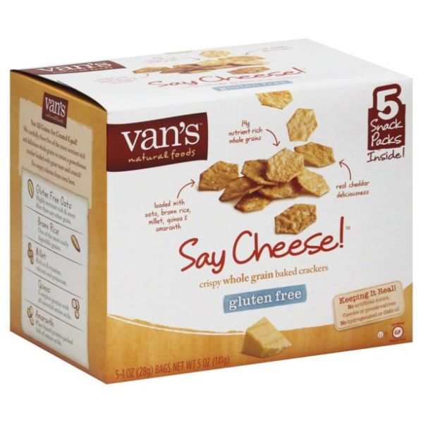 VANS: Crackers Snack Packs Say Cheese, 5 oz