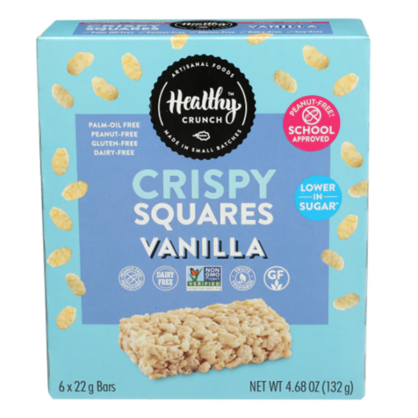 HEALTHY CRUNCH: Vanilla Crispy Squares, 4.68 oz