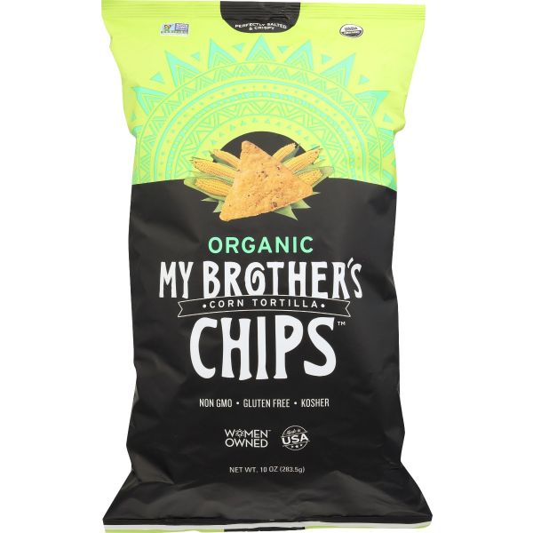 MY BROTHERS SALSA: Organic Corn Tortilla Chips, 10 oz