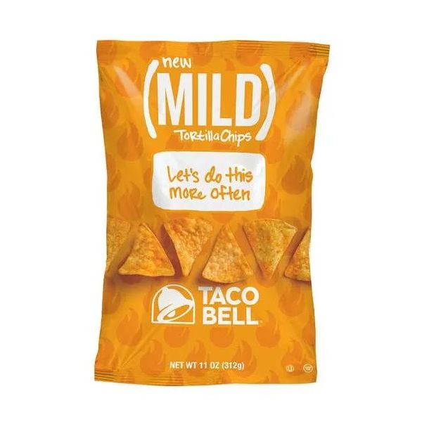 TACO BELL: Mild Tortilla Chips, 11 oz