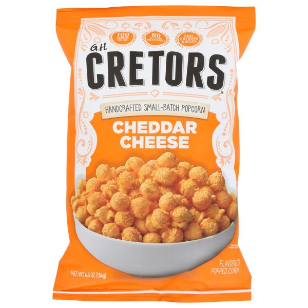 GH CRETORS: Cheddar Cheese Corn, 6.5 oz