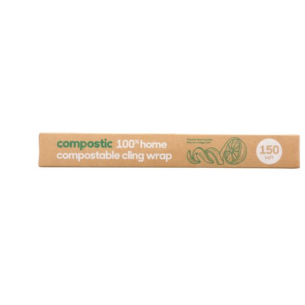COMPOSTIC: Compostable Cling Wrap, 150 ft