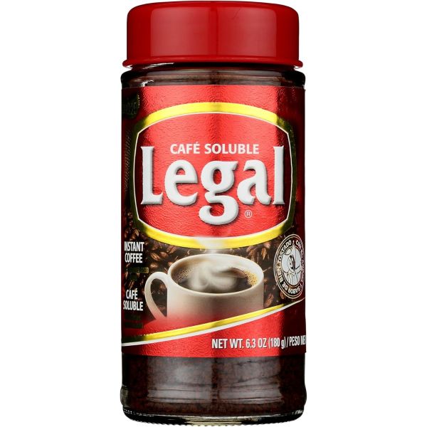 CAFE LEGAL: Instant Coffee, 6.3 oz