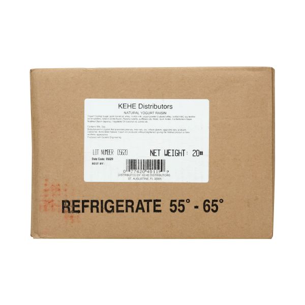 CENTRAL INVESTMENT EB: Bulk Yogurt Raisin, 20 lb