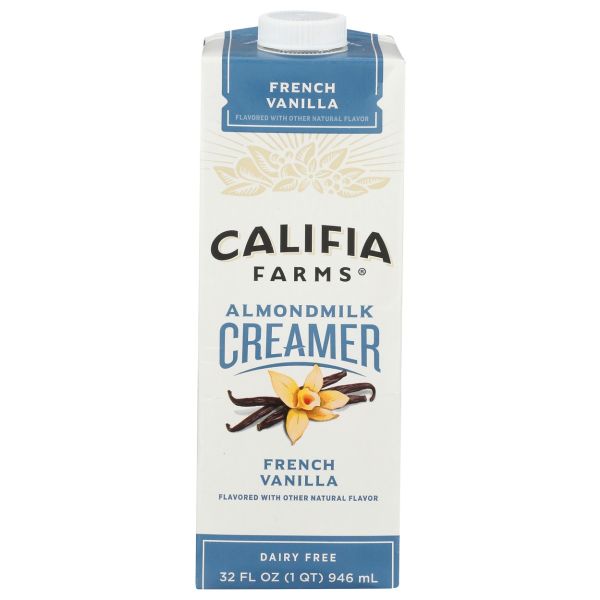 CALIFIA: French Vanilla Almondmilk Coffee Creamer, 32 oz