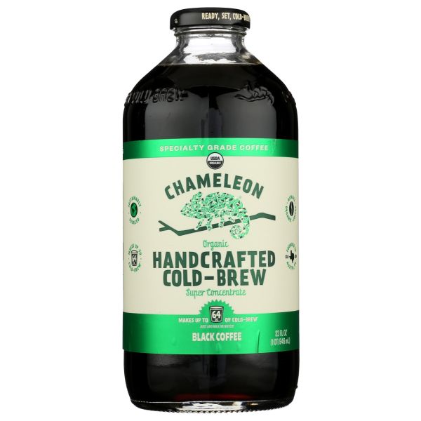 CHAMELEON COLD BREW: Concentrated Black Coffee, 32 oz