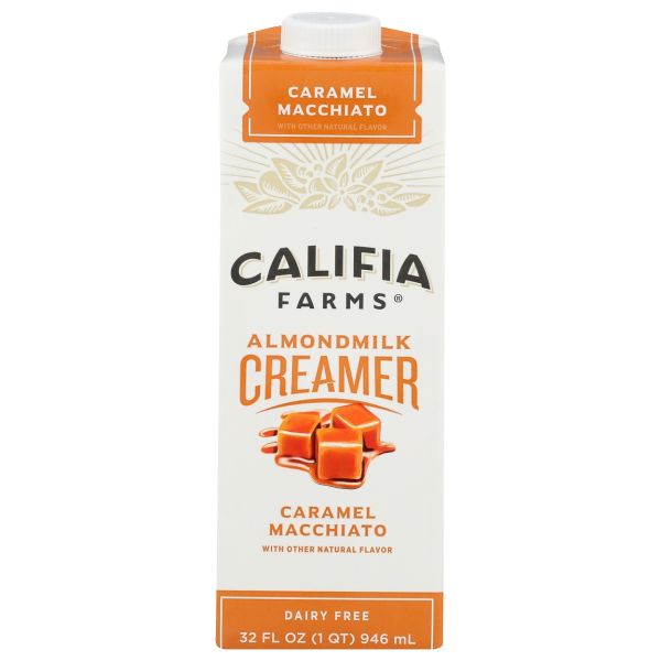 CALIFIA: Caramel Macchiato Almond Milk Creamer, 32 oz