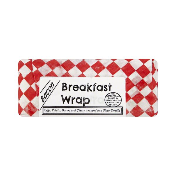 CLARAS KITCHEN: Uncured Bacon Breakfast Burrito, 8 oz