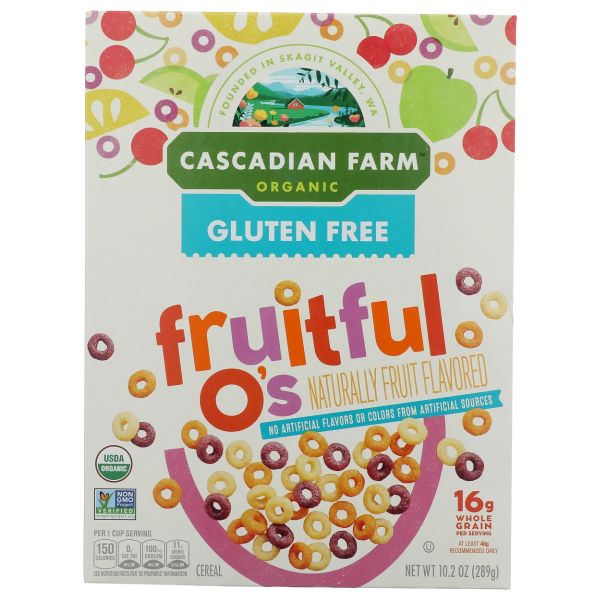 CASCADIAN FARM: Fruitful Os Cereal, 10.2 oz