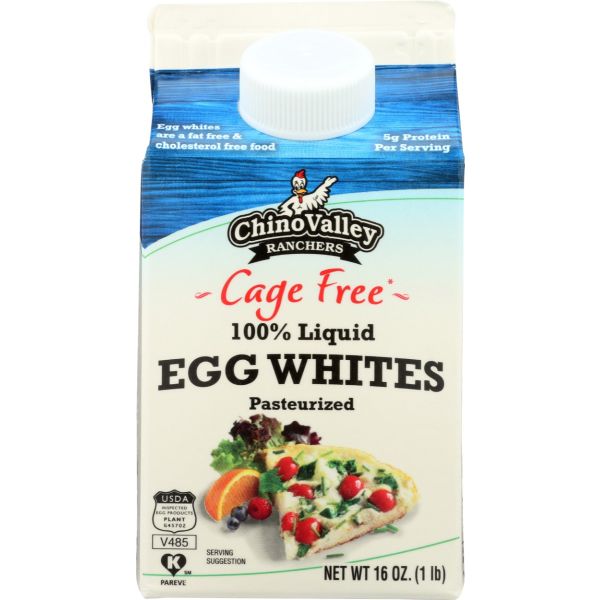 CHINO VALLEY: Cage Free 100 Percent Liquid Egg Whites, 16 oz