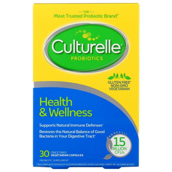 CULTURELLE PROBIOTIC: Health and Wellness, 30 vc