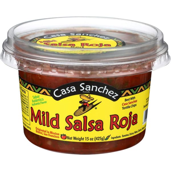 CASA SANCHEZ FOODS: Mild Salsa Roja, 15 oz