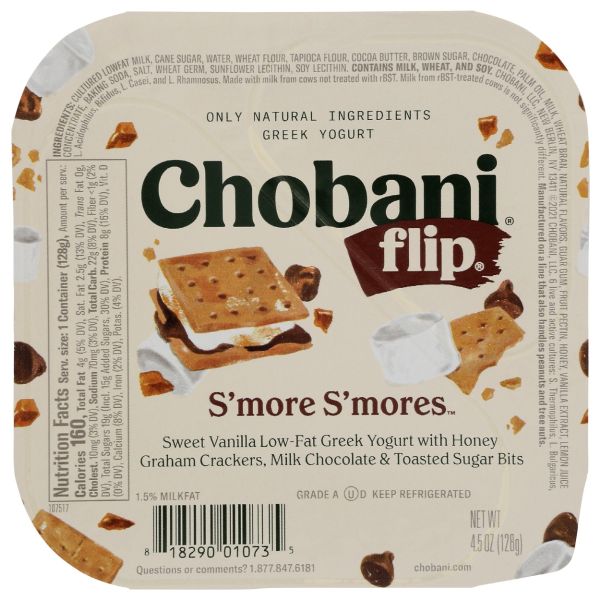 CHOBANI: Yogurt Flip Smores, 5.3 oz
