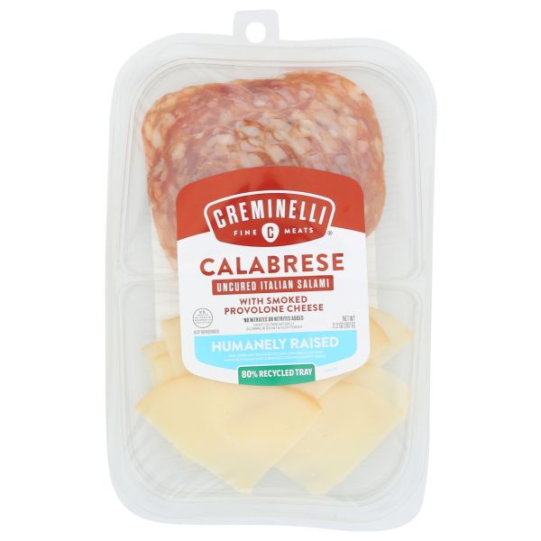 CREMINELLI FINE MEATS: Calabrese with Smoked Provolone Cheese, 2.2 oz