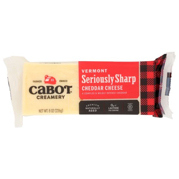 CABOT: Seriously Sharp Cheddar Cheese, 8 oz