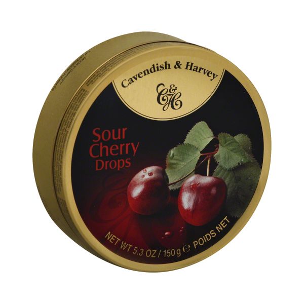 CAVENDISH AND HARVEY: Sour Cherry Drops, 5.3 oz