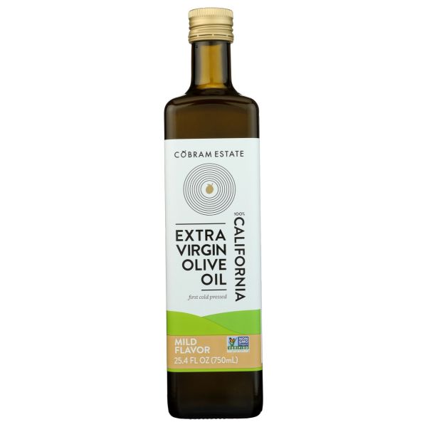 COBRAM ESTATE: Mild 100 Percent California Extra Virgin Olive Oil, 750 ml