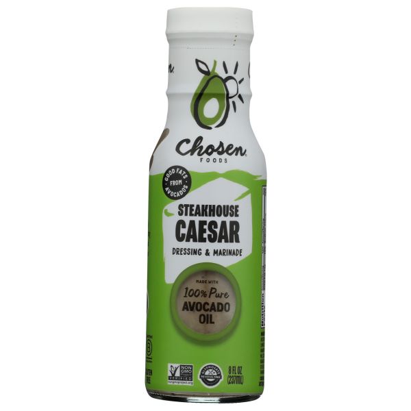 CHOSEN FOODS: Steakhouse Caesar Dressing and Marinade, 8 oz