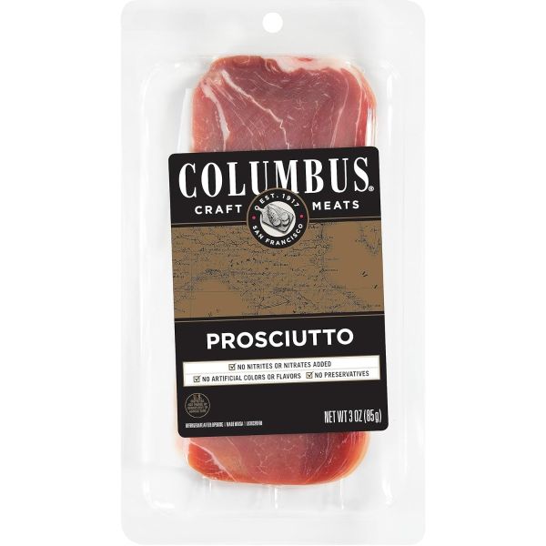 COLUMBUS: Sliced Prosciutto, 3 oz