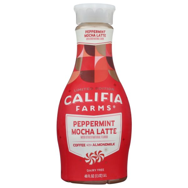 CALIFIA: Peppermint Mocha Cold Brew Coffee, 48 oz