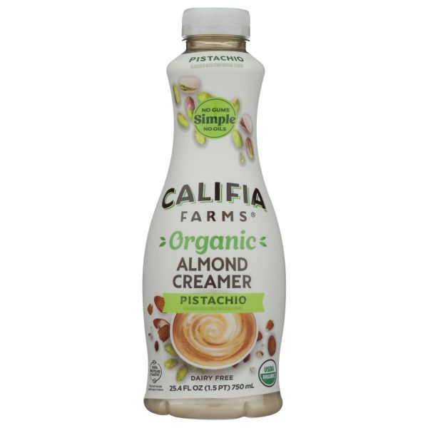 CALIFIA: Organic Pistachio Almond Creamer, 25.4 fo