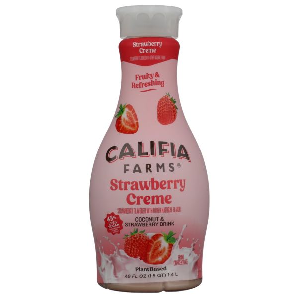 CALIFIA: Strawberry Creme Refresher, 48 fo