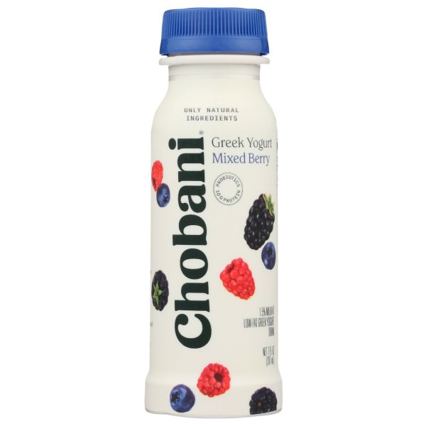 CHOBANI: Mixed Berry Greek Yogurt, 7 oz