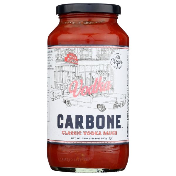 CARBONE: Classic Vodka Pasta Sauce, 24 oz