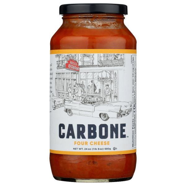 CARBONE: Four Cheese Pasta Sauce, 24 oz