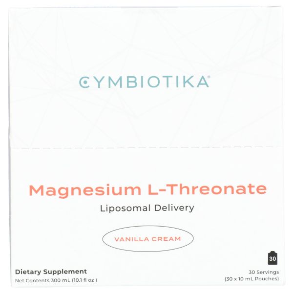CYMBIOTIKA: Magnesium L Threonate 30 Count, 10.1 fo