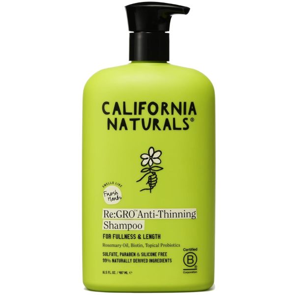 CALIFORNIA NATURALS: Re GRO Anti Thinning Shampoo, 16.5 fo