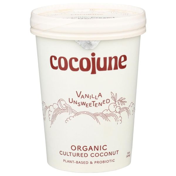 COCOJUNE: Vanilla Chamomile Organic Coconut Yogurt, 16 fo