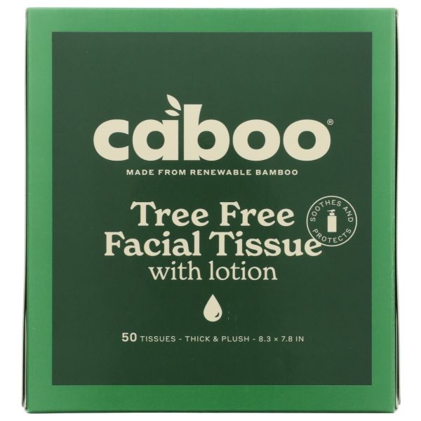 CABOO: Facial Tissue with Lotion 50 Count, 1 bx