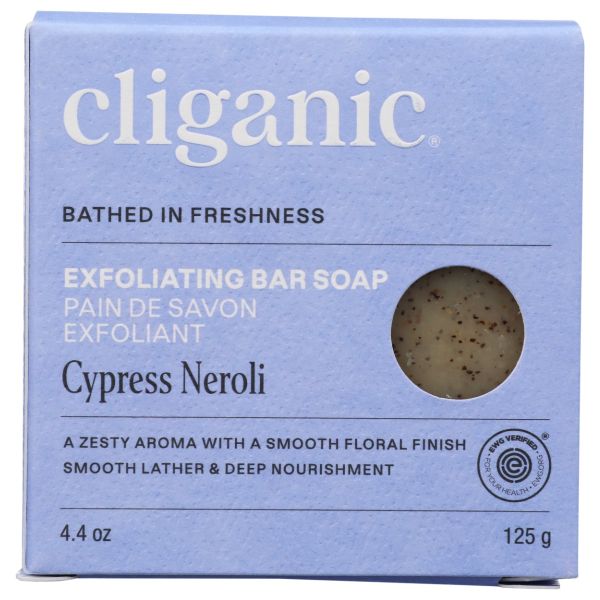 CLIGANIC: Cypress Neroli Soap Bar, 4.4 oz