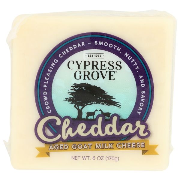 CYPRESS GROVE: Aged Goat Cheddar Cheese, 6 oz