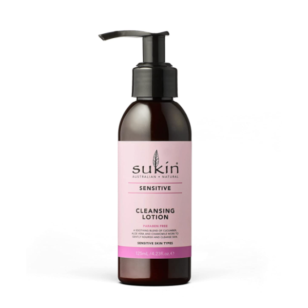 SUKIN: Cleansing Lotion Sensitive, 4.23 fo
