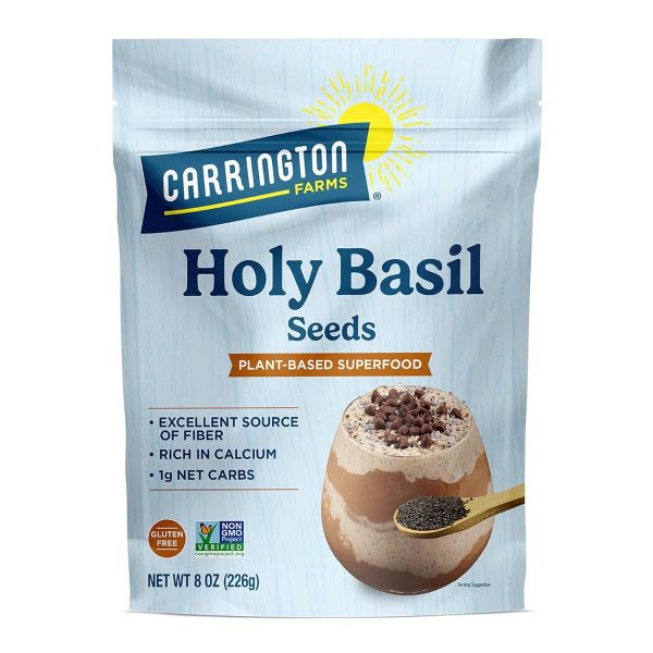 CARRINGTON FARMS: Holy Basil Seeds, 8 oz