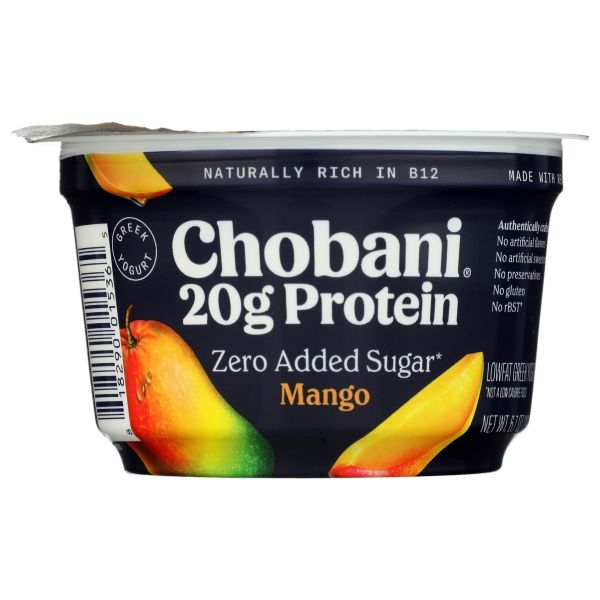 CHOBANI: High Protein Greek Yogurt Mango, 6.7 oz