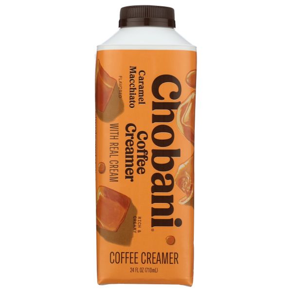 CHOBANI: Dairy Coffee Creamer Caramel Macchiato, 24 fo